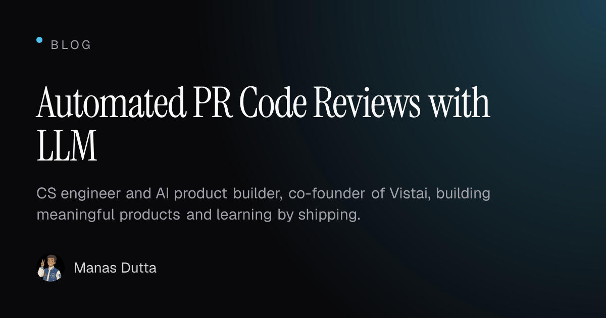 Automated PR Code Reviews with LLM