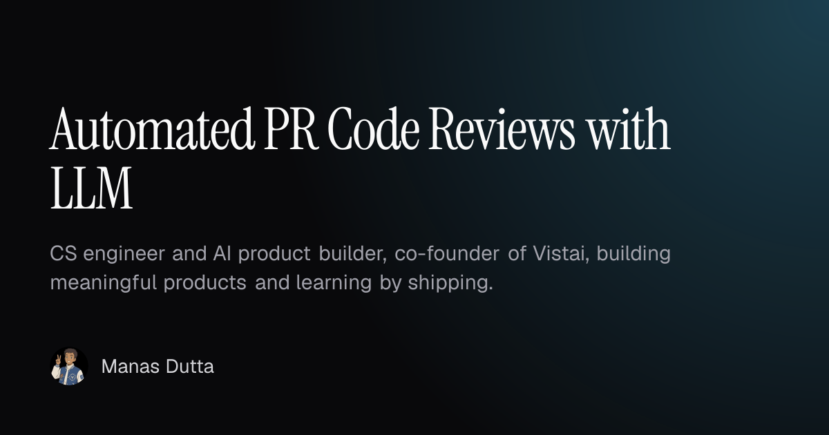 Automated PR Code Reviews with LLM